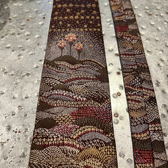 Courchevel silk tie - Picture 2 of 5